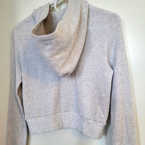 Aritzia Tna Waffle Zip Knit Hoodie - Picture 12 of 14